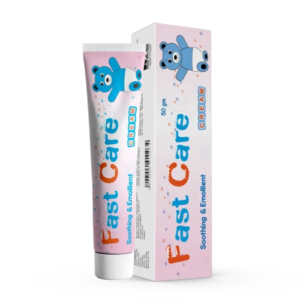 Fast Care Cream for baby diaper rash and skin irritation