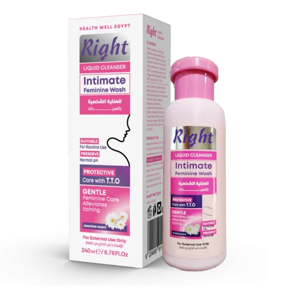 Right Feminine Cleanser Daily Care Egypt — gentle feminine hygiene product