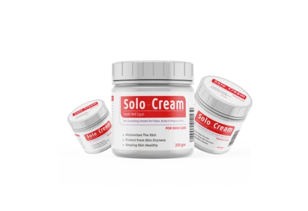 Solo Cream packaging — multi-purpose family skin care